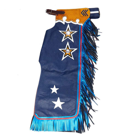 Jerry Beagley Braiding Company Medium Youth Chap w/Flag