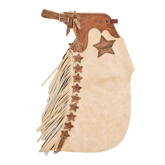 Arrow M Saddlery Vanilla Saddle Hickory Stars 2-3T Youth Chap