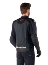 Alpinestars Faster V3 Airflow Leather Jacket – Black/Red Fluo Premium Motorcycle Gear