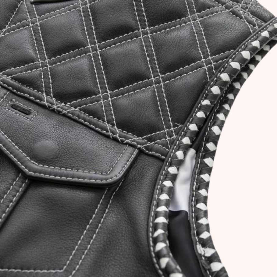 Men's club style twill vest