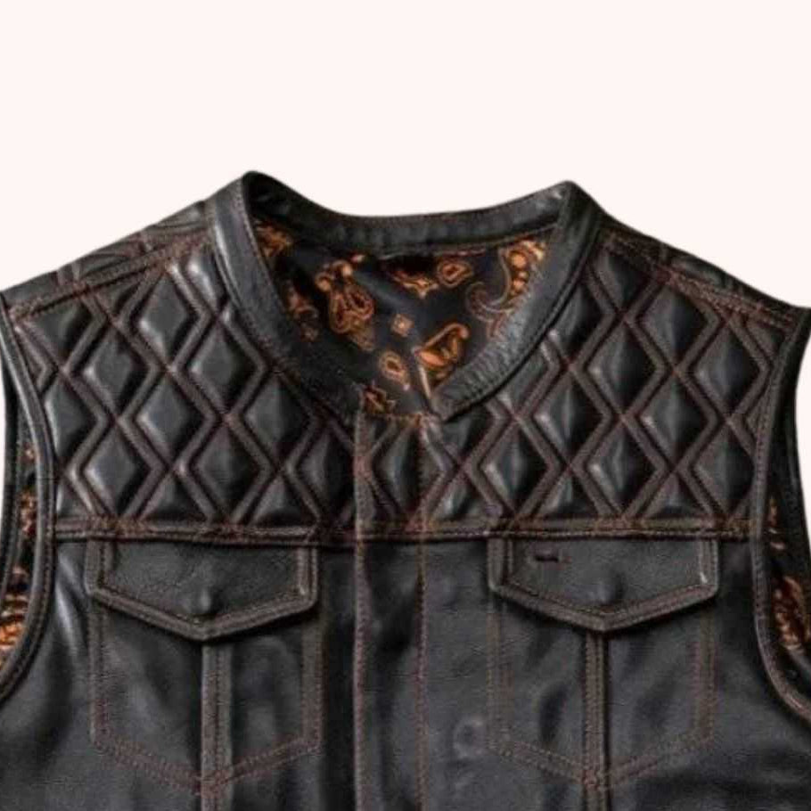 Men's club style vest
