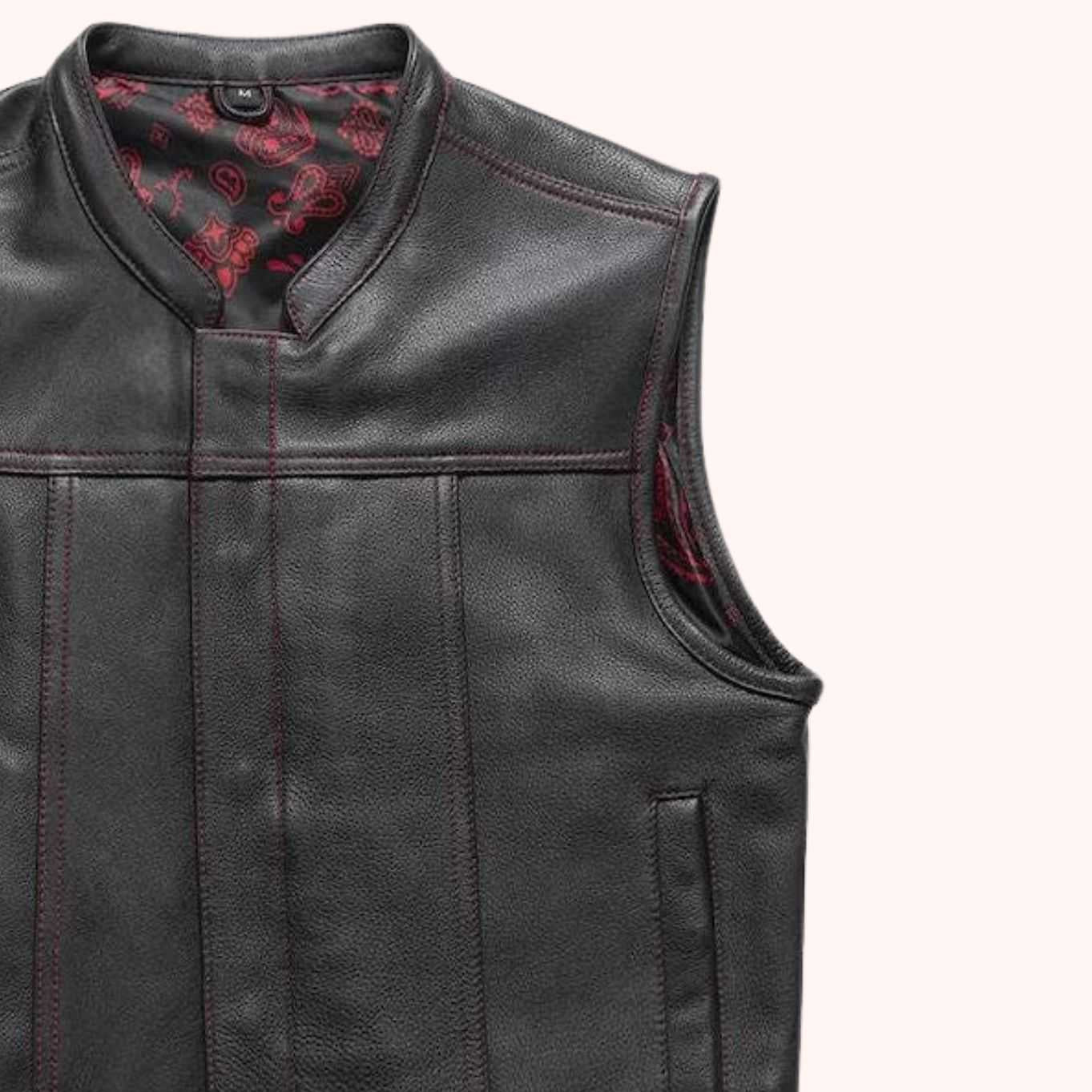 Motorcycle vest with conceal-carry pockets