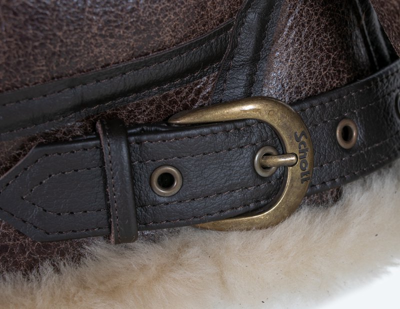 Men's aviator shearling jacket