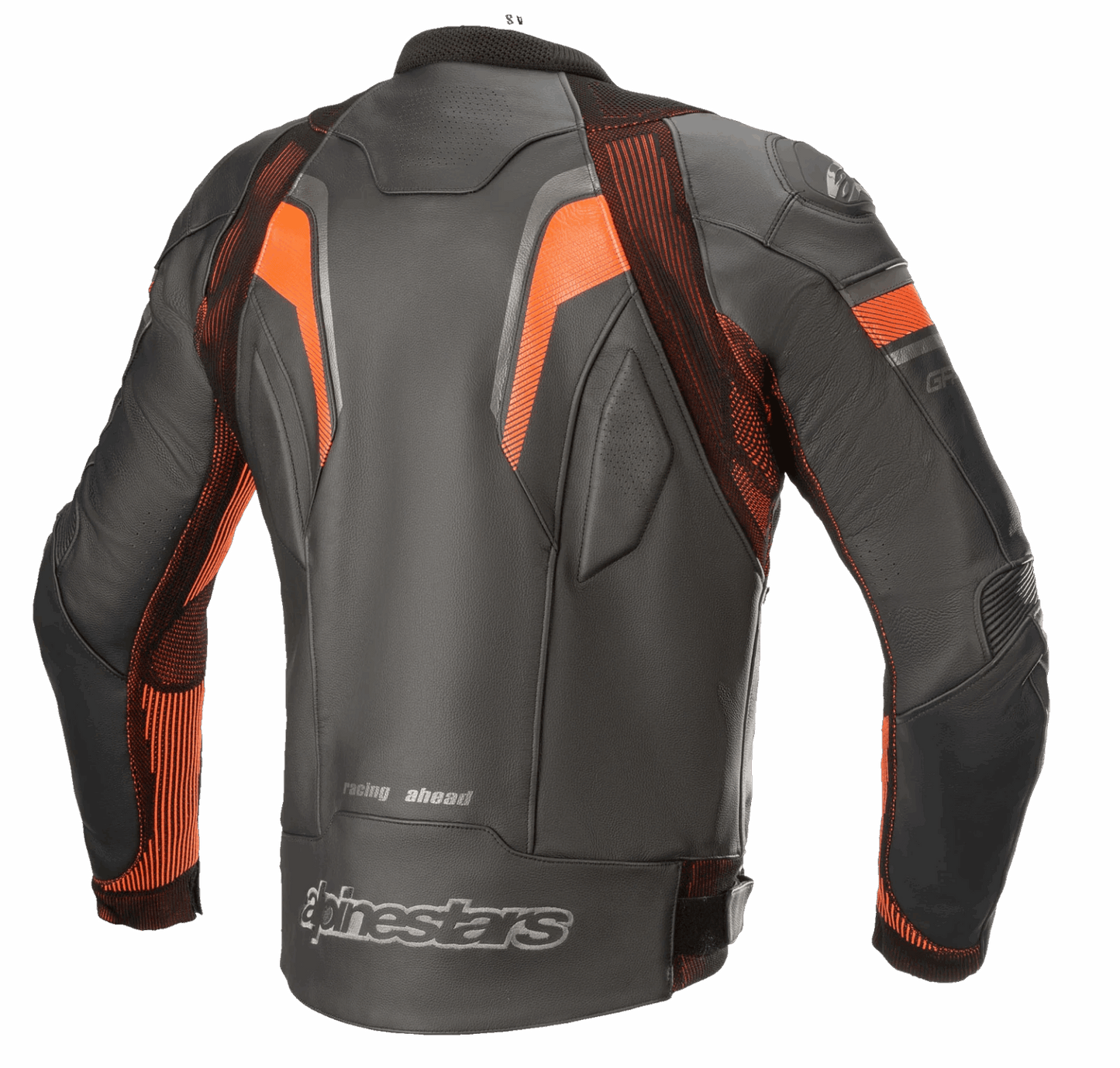 Alpinestars GP Plus R V3 Motorbike Leather Jacket – Black/Red Fluo | Genuine Racing Gear