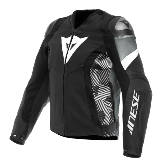 Dainese AVRO 5 Men’s Motorcycle Leather Jacket – Premium Italian Racing Gear