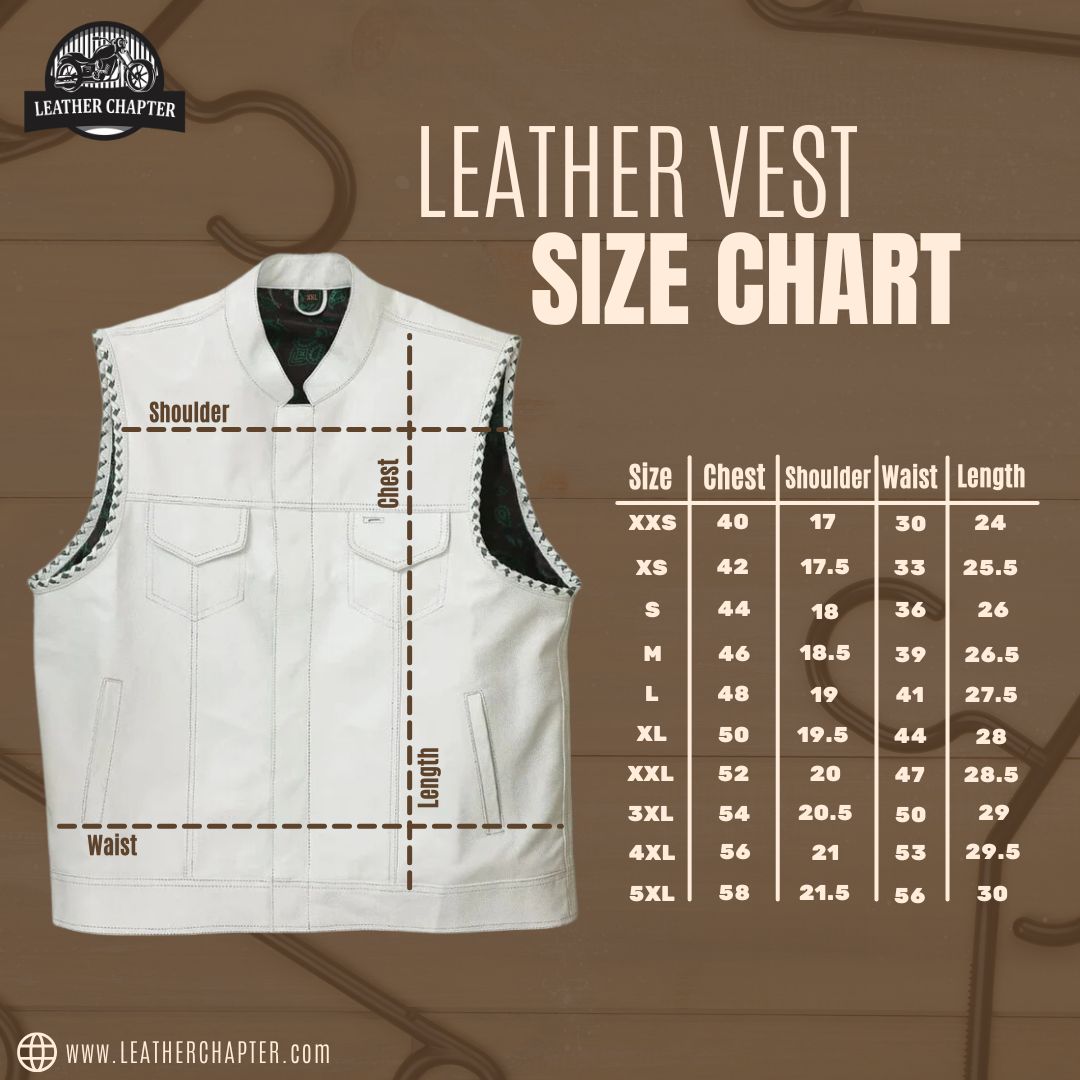 Mens Hunt Club Leather Builder Canvas Quilted Style Rider Motorcycle Biker Vest,Leather Vest