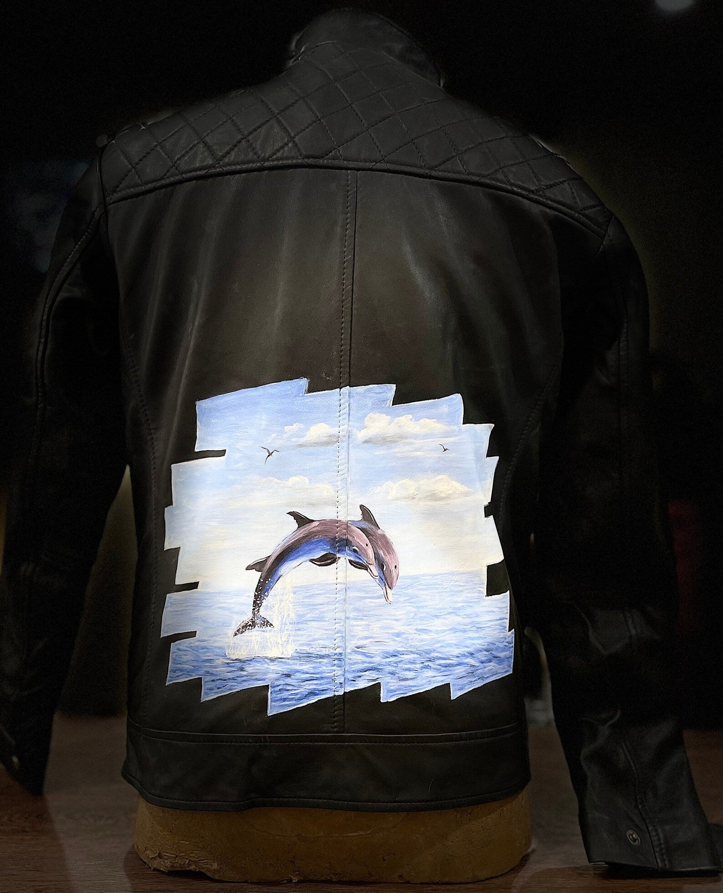 Leather Jackets, Mens Jacket, Motorbike Leather Mens Jacket, Biker Printed Jacket, Sheep Leather Original Leather Jacket, Coat Large Size1