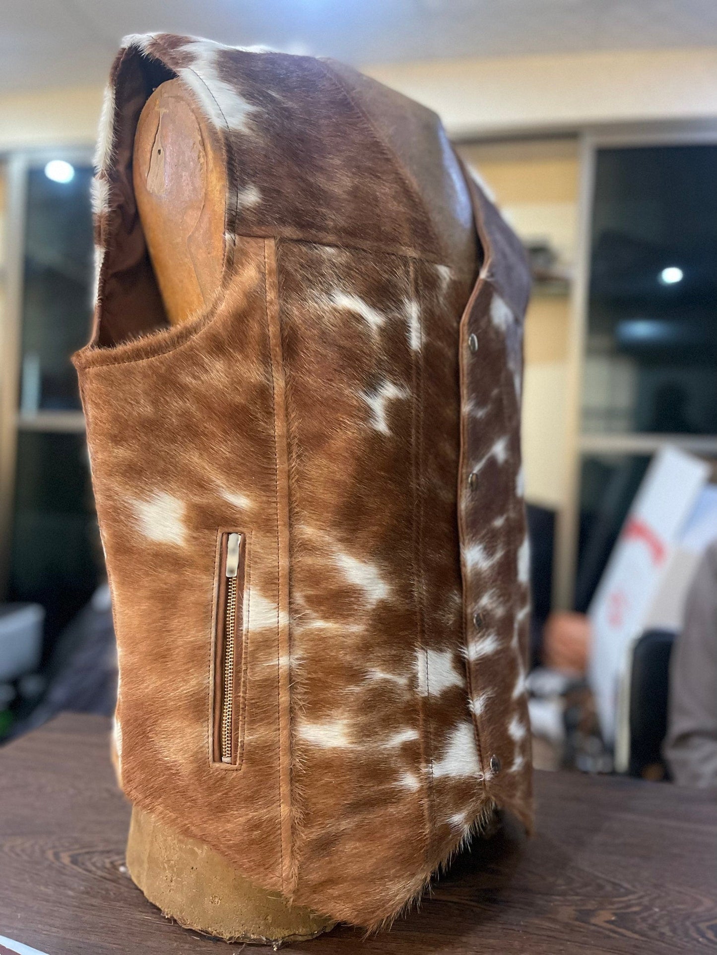 Leather Vest for Mens, Leather Motorbike vest, Black Leather Jacket, Lamb Leather Jacket, Handmade Jacket, Vintage Leather Jacket