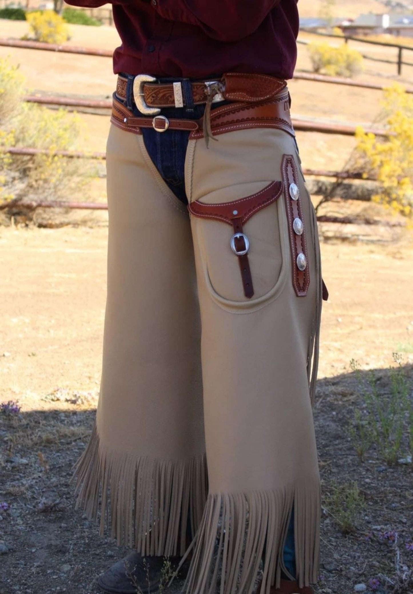 Handmade Cowboy Leather Pant Western Cowboy Leather Chap Mountain Men Horse Riding Chap Gifts For Men , Gifts For Cowboy