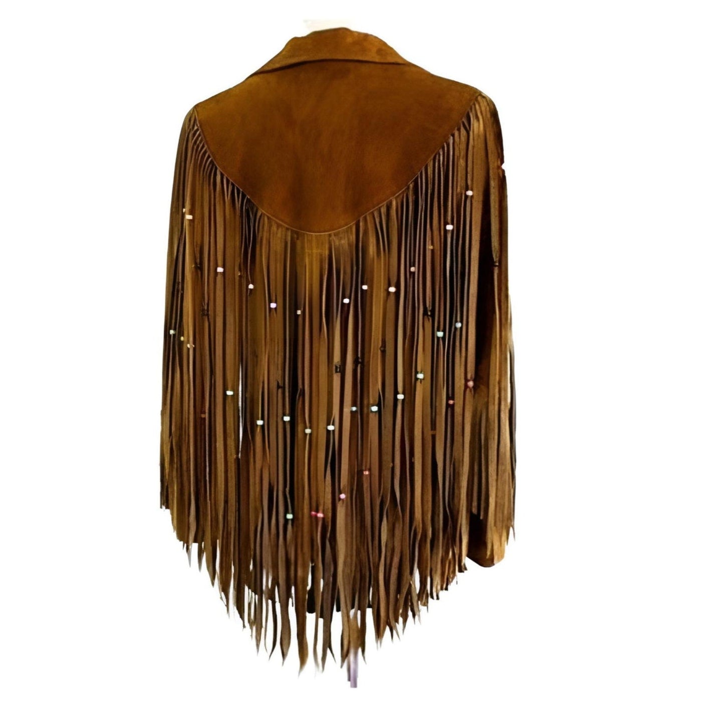 Handmade Fringe Suede Women's Jacket, Fringe Western Vintage Jacket Ladies Leather Jacket, Genuine Suede Leather. Western Jacket, Gifts