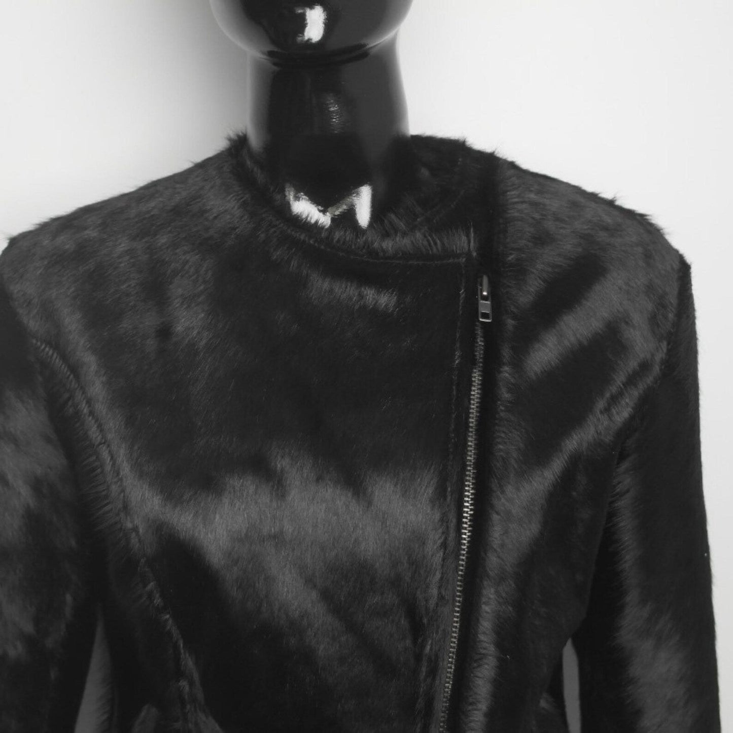 Western Cowhide Hair on Hide Jacket Collarless Women's Cowgirl Style Hair on Leather Cowgirl Jacket - Women's Western Wear Fashion2